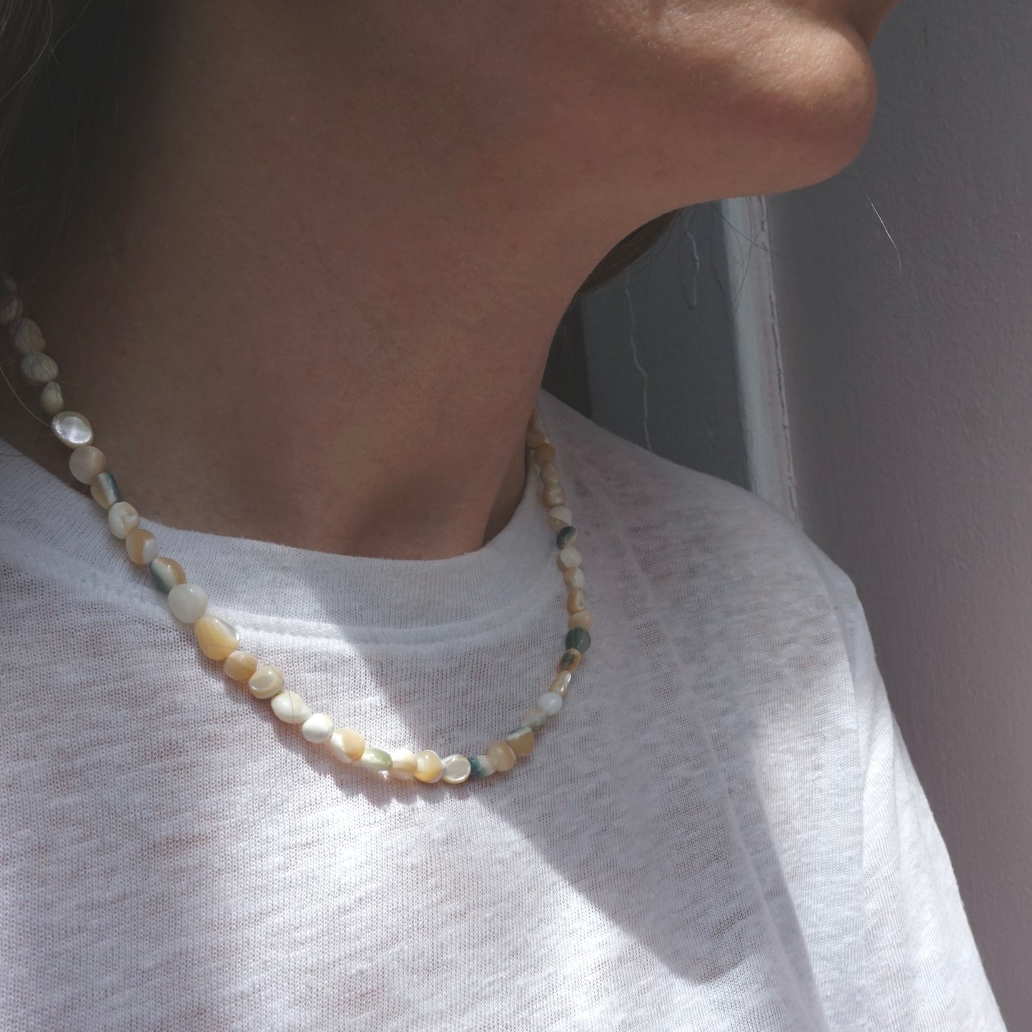 Pieced Shell Necklace
