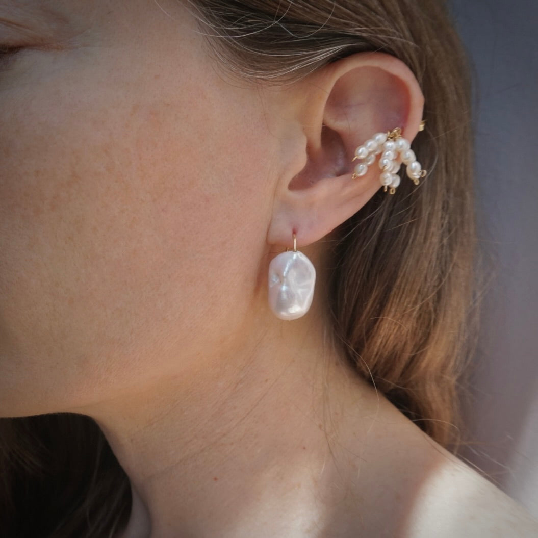 Pearl Fringe Earring